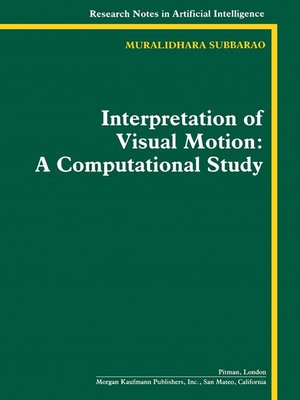 cover image of Interpretation of Visual Motion